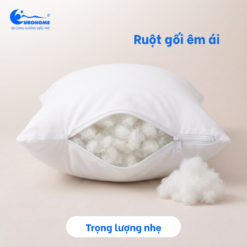 Gối nằm gòn trắng tiêu chuẩn Eurohome