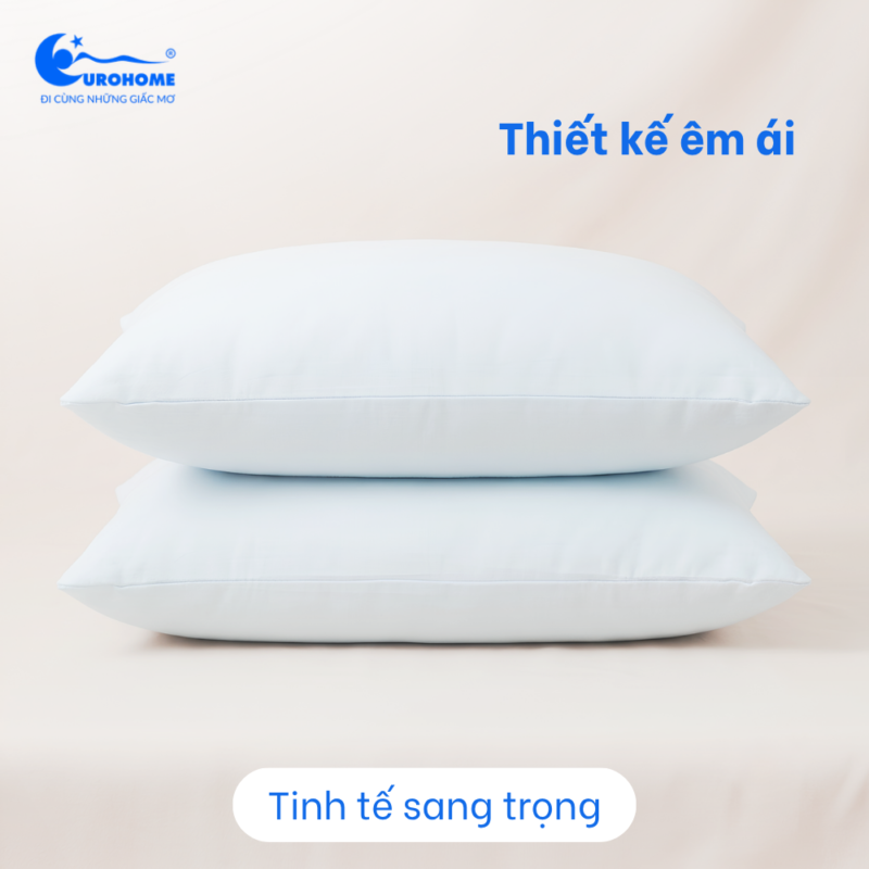 Gối nằm gòn xanh cao cấp Eurohome