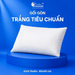Gối nằm gòn trắng tiêu chuẩn Eurohome
