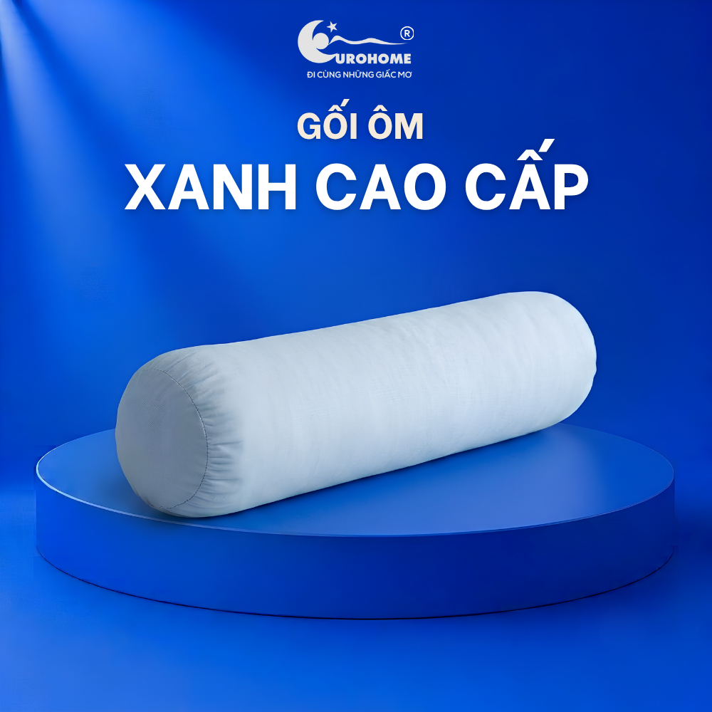 Gối ôm gòn xanh cao cấp Eurohome