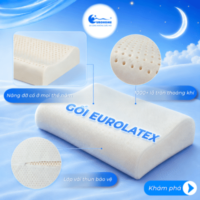Gối Eurolatex chống gù lưng tại Eurohome