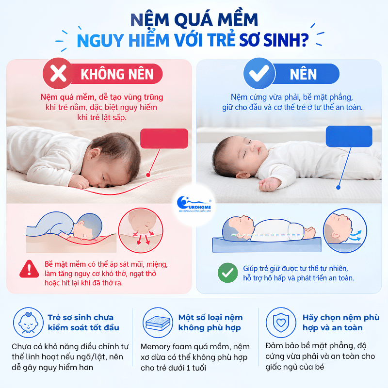 Chọn nệm cho trẻ cùng Eurohome